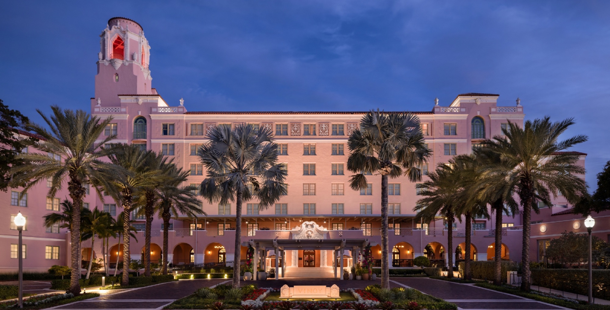 The Vinoy Resort at twilight